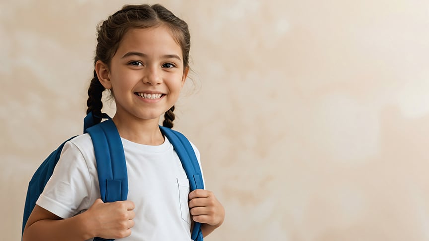 Alunos do Ensino fundamental em atividade no Colégio Positivo.